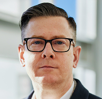CEO-portrett av Alexander Hughes, leder i kryptohandelsselskap